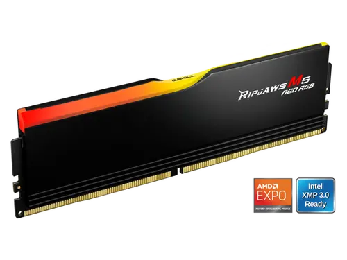 Open Box - G. SKILL Ripjaws M5 Neo RGB Series 16GB 288-Pin PC RAM DDR5 6000 (PC5 48000) Desktop Memory Model F5-6000J3636F16GX1-RM5NRK