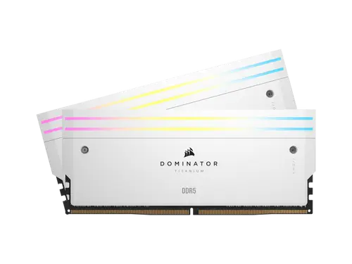 CORSAIR Dominator Titanium 32GB (2 x 16GB) DDR5 6000 (PC5 48000) Desktop Memory Model CMP32GX5M2B6000C30W