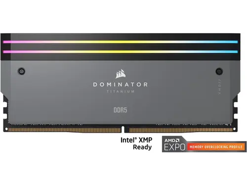 CORSAIR Dominator Titanium 32GB (2 x 16GB) DDR5 6000 (PC5 48000) Desktop Memory Model CMP32GX5M2B6000Z30