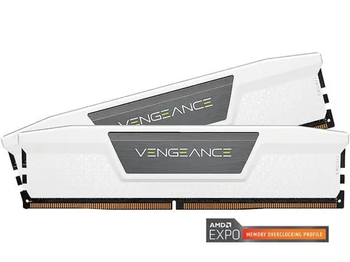 CORSAIR Vengeance 32GB (2 x 16GB) 288-Pin PC RAM DDR5 6000 (PC5 48000) Desktop Memory Model CMK32GX5M2B6000Z30W