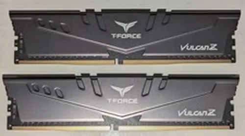 TeamGroup T-Force Vulcan Z 16GB (2x8GB) DDR4 3200MHz RAM Desktop Memory Gray