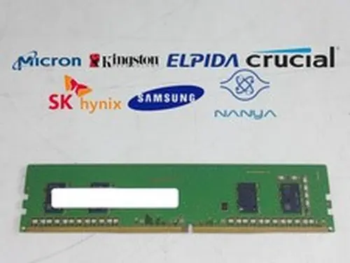 Major Brand 4 GB PC4-19200 (DDR4-2400) 1Rx16 DDR4 Desktop Memory