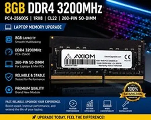 8GB 1RX8 PC4-25600S-22 DDR4-3200 SODIMM Laptop RAM Brand New