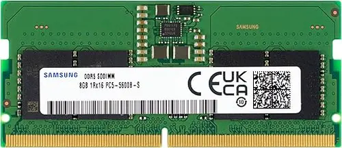 Samsung 8GB DDR5 5600MHz PC5-44800 CL46 SODIMM 1Rx16 Single Rank 1.1V 262-Pin Laptop, Notebook RAM Memory