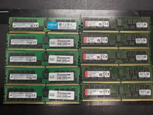 [ BULK LOT OF 10 ] 32GB 2Rx8 PC4 3200AA DDR4 25600 RDIMM ECC Server RAM