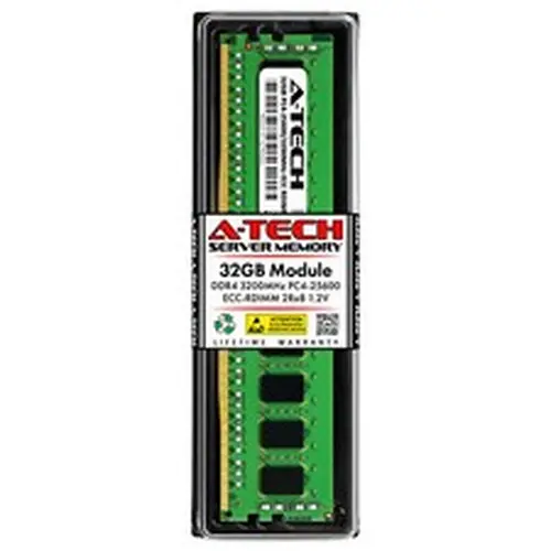 32GB DDR4 3200MHz PC4-25600 RDIMM (Replacement for Dell HTPJ7) Server Memory RAM