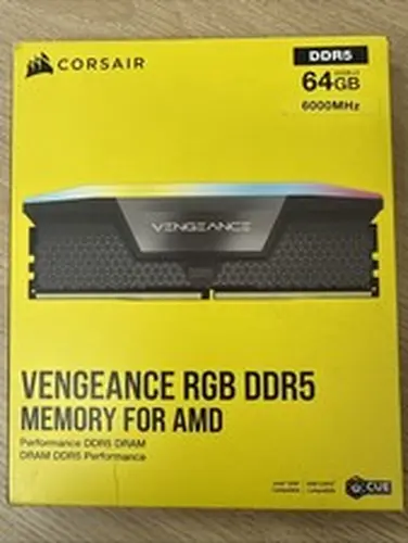 Corsair Vengeance RGB 64GB (2x32GB) RAM DDR5 Memory For AMD 6000MHz New Sealed