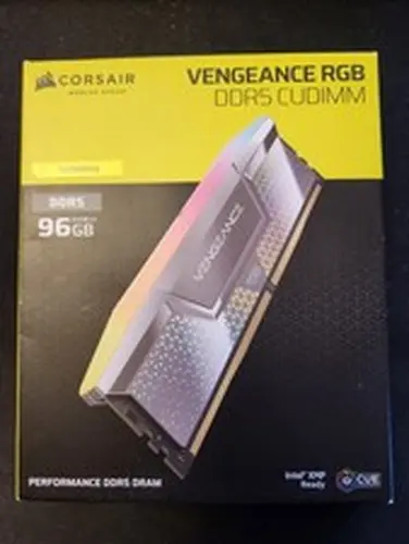 48 GB (2x24GB) Corsair Vengeance RGB DDR5-7000 CL36 CUDIMM XMP RAM