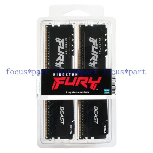 Kingston FURY Beast 2pcs Kits 32GB/16GB 288Pin DDR4 3200 2666 MHz Desktop Memory 8GB