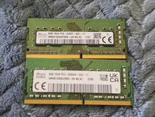 SK Hynix Micron 16GB DDR4-3200AA PC4-25600 SO-DIMM Laptop Memory