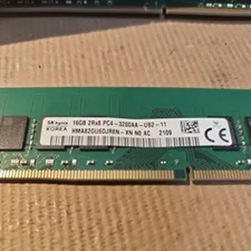 SK Hynix 16GB DDR4-3200 Desktop RAM — Single Stick | 2Rx8 PC4-3200AA-UB2-11 | HM