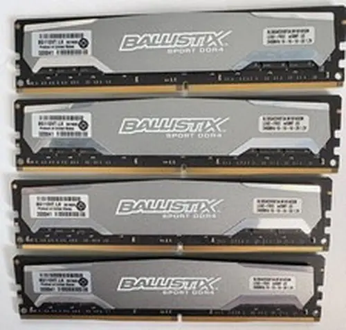 Crucial Ballistix Sport LT 32GB (4x 8GB) DDR4 2400 Desktop RAM Kit