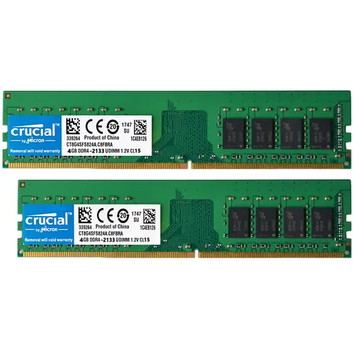 Crucial DDR4 4GB 8GB 16GB 2133 PC4-17000 288pins Desktop Memory Dimm Ram 1.2V