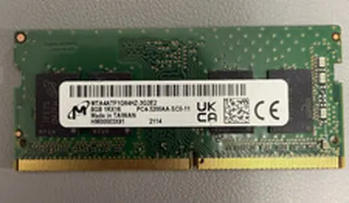 Micron MTA4ATF1G64HZ-3G2E2 8GB 1Rx16 PC4-3200AA-SC0-11 Laptop Memory