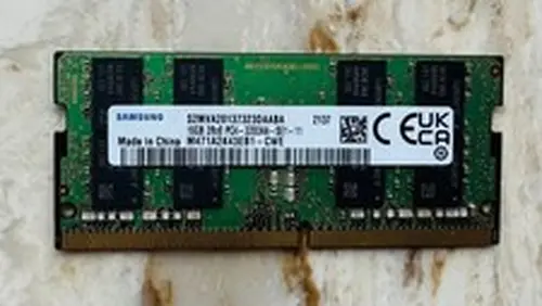 Samsung 16GB DDR4 3200MHz SODIMM Laptop RAM 1Rx8 PC4-3200AA