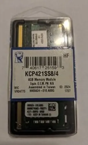 KINGSTON 4GB KCP421SS8/4 PC4-17000 1.2V DDR4-2133MHz MEMORY RAM