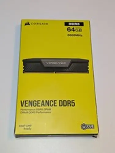 Corsair Vengeance Sealed New 64GB 2x32GB DDR5 6000 CL30 Intel XMP 3.0 Black RAM