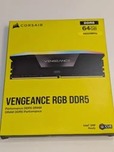 Corsair Vengeance RGB 64GB 2x32GB DDR5 4800 CL40 XMP 3.0