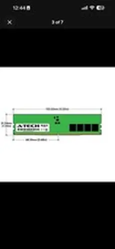 A-Tech DDR5 DIMM 16GB Kit (2x8GB) 4800MHz PC5-38400 Non-ECC Desktop Memory