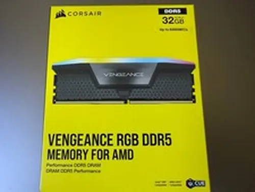 CORSAIR VENGEANCE RGB 32GB (2 x 16GB) PC5-48000 (DDR5-6000) DIMM Memory - Sealed