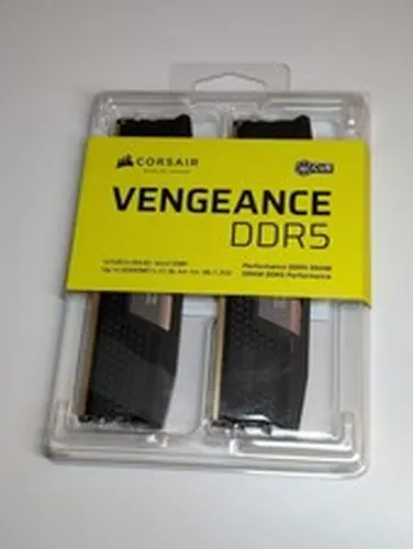 Corsair Vengeance 32GB 2x16GB DDR5 6000 CL36 XMP 3.0 Intel Desktop Memory Black