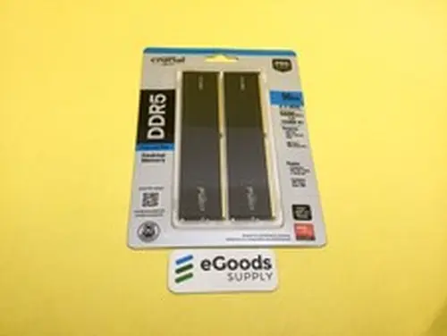 Crucial 96GB (2x48GB) DDR5 5600MHz UDIMM Desktop Memory CP2K48G56C46U5 New