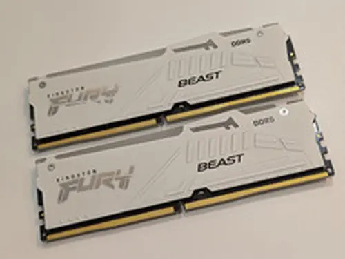Kingston FURY Beast RGB White 64GB 2x32GB DDR5 6000 CL36 XMP EXPO
