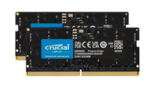 Crucial 96GB 2 x 48GB DDR5 RAM 5600MHz Laptop Memory 5600 SODIMM CT2K48G56C46S5