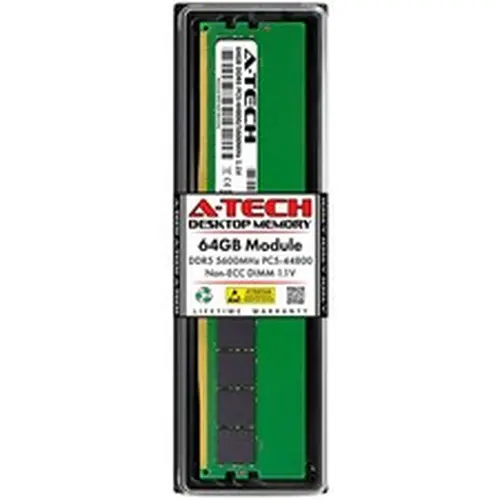 64GB DDR5 PC5-44800 DIMM Replacement for Crucial CT64G56C46U5 Desktop Memory RAM