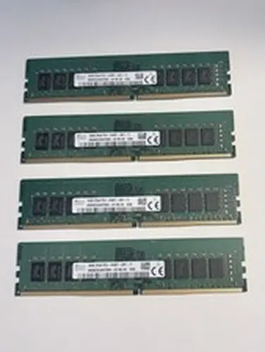 SK Hynix 64GB RAM Kit (4x 16GB) DDR4 PC4-2400T 2Rx8 Desktop Memory UDIMM Non-ECC