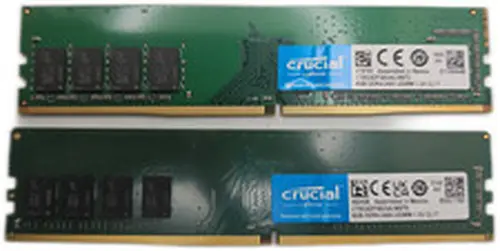 Crucial 16GB (2x8GB) PC4-2400 UDIMM Desktop RAM Memory