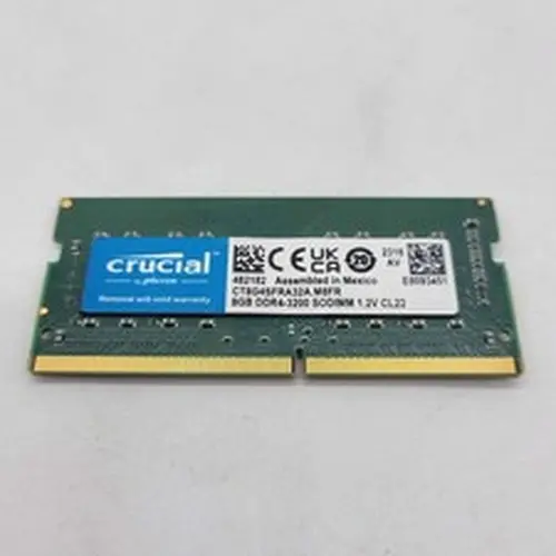 Crucial SODIMM Laptop Memory 8GB (1x8GB) RAM DDR4 3200MHz