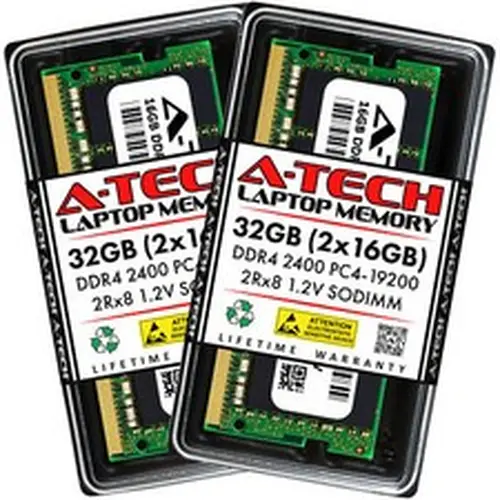 32GB 2x16GB DDR4-2400 Lenovo ThinkPad E585 E590 E595 L490 L590 T480 Memory RAM