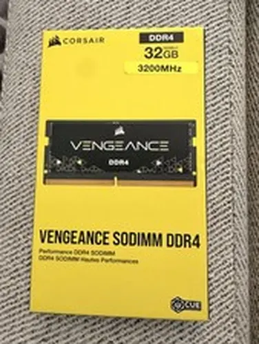 Corsair Vengeance 32GB (1x32GB) DDR4 SODIMM 3200MHz 260-Pin Memory Kit...