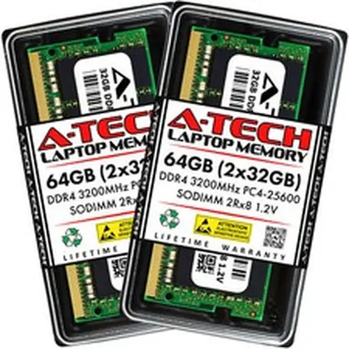 64GB 2x 32GB DDR4-3200 MSI Vector GP66 12U (DDR4) GP66 12UH GP76 12UE Memory RAM