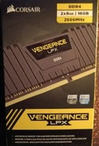 CORSAIR Vengeance LPX 16GB (2x8GB) DDR4 2666MHz (PC4-21300) Dual-Channel RAM