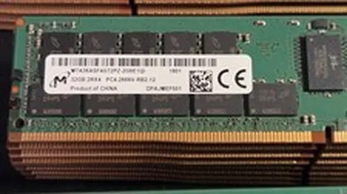 Micron 32GB 2Rx4 PC4-2666V-RB2-12 Server RAM MTA36ASF4G72PZ-2G6E1QI