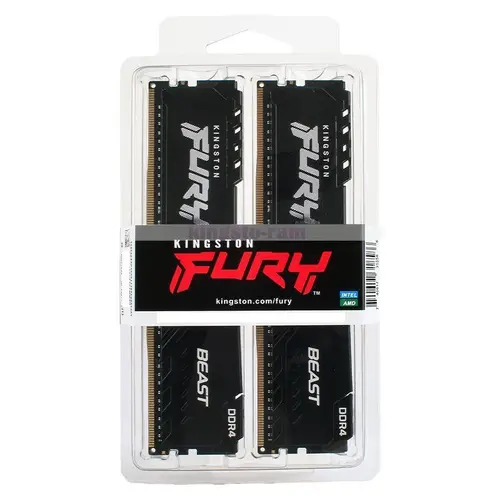 Kingston FURY Beast 8GB/16GB/32GB DDR4 2666 3200 MHz Desktop Memory Kit 288-Pin