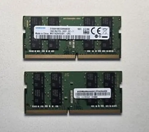 Samsung 32GB (1 set of 2 matching) 16GB 2Rx8 DDR4-2400T Laptop PN: M471A2K43CB1