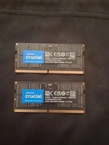 Crucial 64GB DDR5 RAM Kit (2x32GB) 4800MHz CL40 Laptop Memory - SODIMM 262-Pin