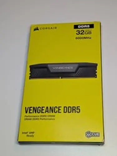 Corsair Vengeance 32GB 2x16GB DDR5 6000 CL30 Intel XMP 3.0 Black RAM