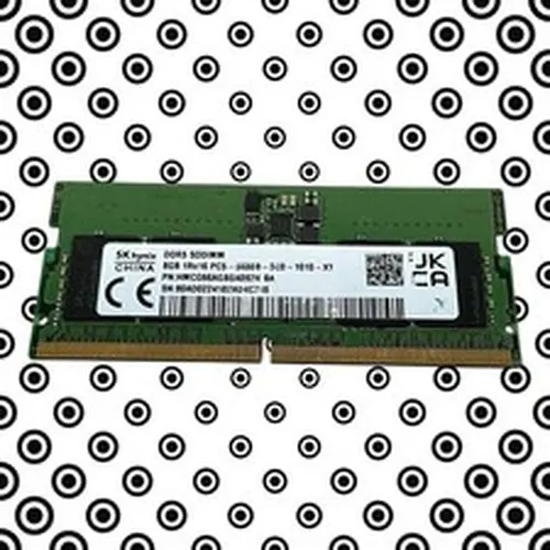 SK Hynix Laptop RAM 8GB SODIMM DDR5 1Rx16 PC5-5600B-SCO-1010-XT 5600MHZ