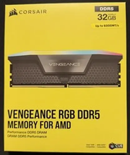 Corsair Vengeance RGB 32GB (2x16GB) RAM DDR5 6000MHz CMH32GX5M2M6000Z36 NEW