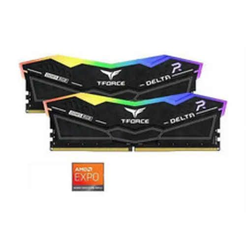 TEAMGROUP T-FORCE DELTA RGB 32GB (2 x 16GB) PC5-48000 (DDR5-6000) DIMM CL30...