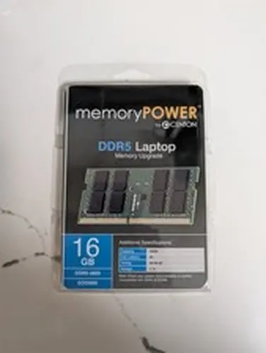 Centon memoryPOWER 16GB 1x16GB DDR5 4800 SODIMM Laptop RAM Memory