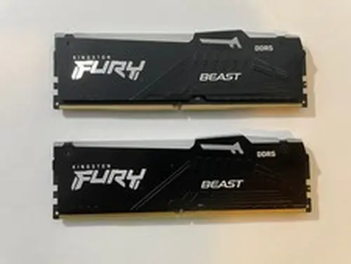 Kingston FURY Beast RGB 16GB (2 x 8GB) PC5-44800 (DDR5-5600) DIMM Memory...