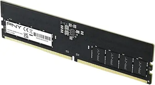 PNY Performance 16GB (1x16GB) DDR5 RAM 5600MHz (PC5-44800) - CL46, 1.1V - Compatible with 5200MHz, 4800MHz - Desktop Memory - MD16GSD5560046-TB - Not Compatible with Intel 15th Gen