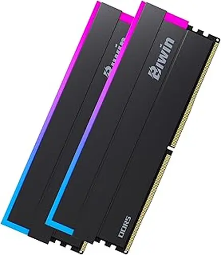 Biwin Black Opal DW100 DDR5 RGB RAM 32GB (16GBx2) 6000MHz CL30 Computer Memory Intel XMP 3.0 AMD Expo Compatible- Black - DW100-32GB-6000-1R8
