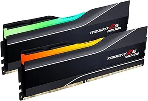 G.SKILL Trident Z5 Neo RGB Series DDR5 RAM (AMD EXPO) 96GB (2x48GB) 6000MT/s CL28-36-36-96 1.35V Desktop Computer Memory U-DIMM - Matte Black (F5-6000J2836F48GX2-TZ5NR)