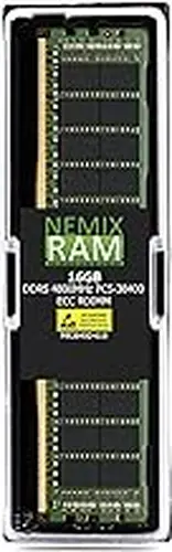 NEMIX RAM 16GB (1X16GB) DDR5 4800MHz PC5-38400 1Rx8 1.1V CL40 288-PIN ECC RDIMM Compatible with Dell 1V1N1 Registered Server Memory